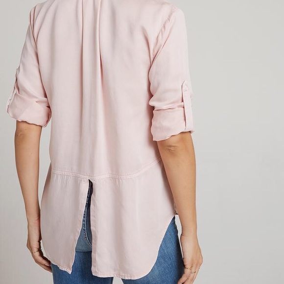 Bella Dahl Button Up with Rollable Sleeves Size Medium - Picture 2 of 6